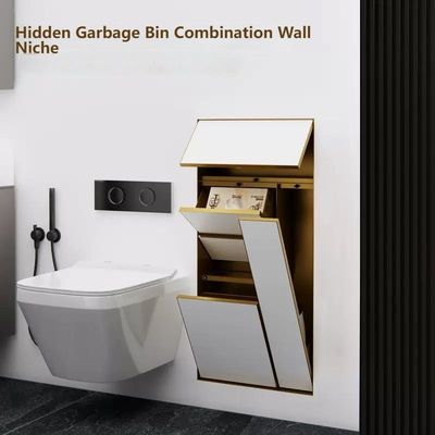 Four In One Stainless Steel Shower Niche Versatile Storage Compartments 843*347*140mm