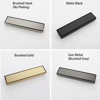 Modern Linear Shower Floor Drain 201/304/316 Stainless Steel Smart Anti Corrosion