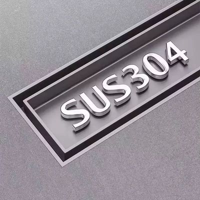 Modern Linear Shower Floor Drain 201/304/316 Stainless Steel Smart Anti Corrosion