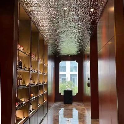 Modern Luxury Stainless Steel Wine Cabinet Constant Temperature Humidity 15 Bottles Capacity
