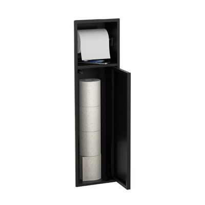 23.8x5.8x5.6 Inches Toilet Plunger Storage Cabinet Wall Mounted Rectangular Shape