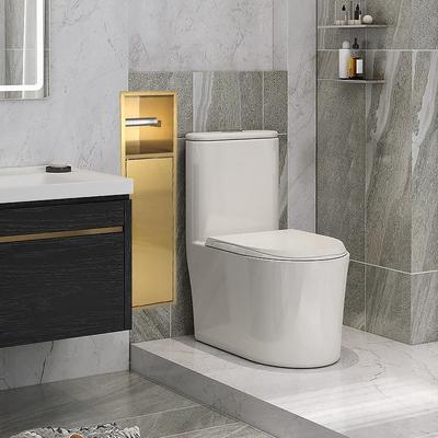 23.8x5.8x5.6 Inches Toilet Plunger Storage Cabinet Wall Mounted Rectangular Shape