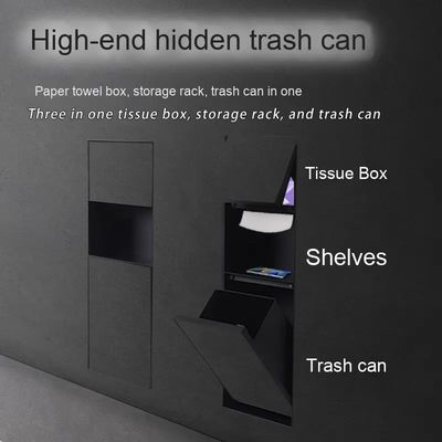 600*300*140mm Stainless Steel Shower Niche Customizable With Hidden Trash Can