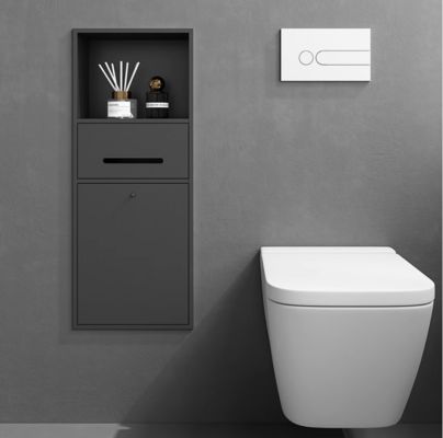 Modern Metal Shower Niche Wall Mounted Stainless Shower Niche