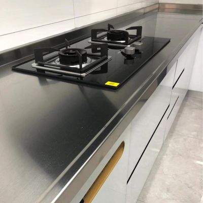 Waterproof Stainless Steel Kitchen Cabinet With Sink Easy Installation