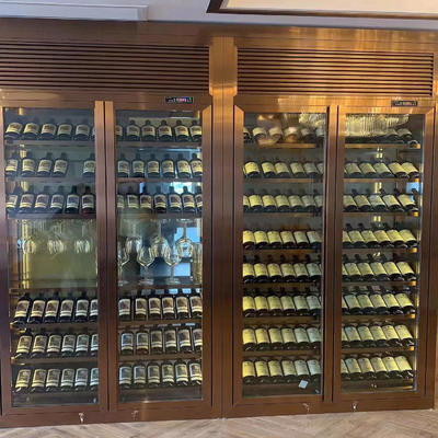 Modern Custom Wine Cabinet Adjustable Temp Electric Wine Cellar Cabinet