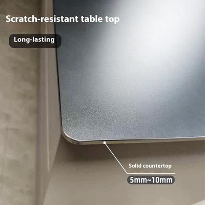 Brown Freestanding Kitchen Island Stainless Steel Kitchen Island Modern Style With 2 Drawers