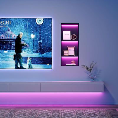 12x30 Inch Shower Wall Niche Waterproof Painting Finish With LED