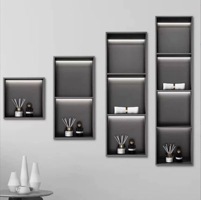 900x280x125mm Stainless Steel Shower Niche Shelf Rust Resistant Wall Mounted