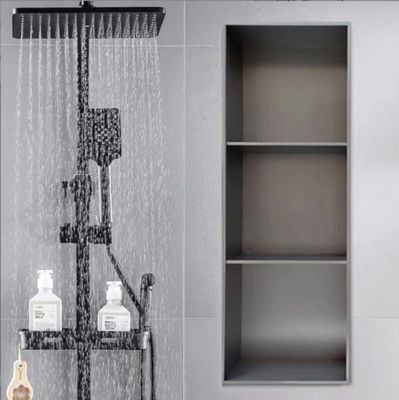 900x280x125mm Stainless Steel Shower Niche Shelf Rust Resistant Wall Mounted