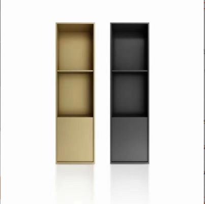 30x6x4 Inches Metal Shower Niche Insert Gold Brushed Surface With Antique Style