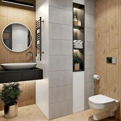 304 Metal Shower Niche Shelf 36x11.2x5 Inches Brushed Black Stainless Shower Niche Insert