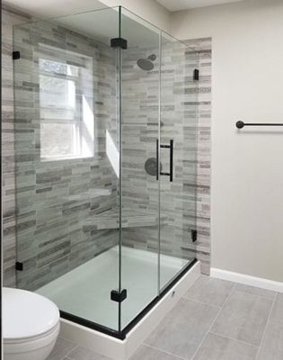 Corrosion Resistant Frameless Shower Enclosure Glass Square Shower Enclosures For Bathroom