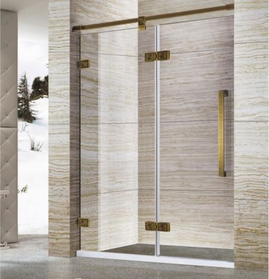 1200x800x2000mm Stainless Steel Shower Room Brushed Frame For Residential