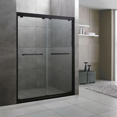 36x36x80 Inches Stainless Steel Shower Cabin Wall Mounted Black Corrosion Resistant