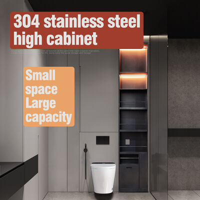 304 Stainless Steel Shower Niche with Embedded Custom Design Full Welded Seamless and Vacuum Nano Coating