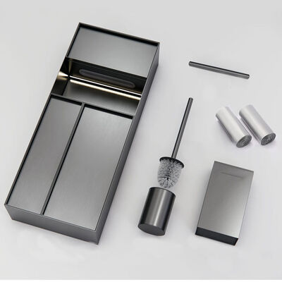 Customizable Stainless Steel Shower Niche with Concealed Surface Mounted Design and Built In Tissue Box 716x298x140mm