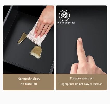 Modern Open Grid Niche Bathroom Embedded Internet Celebrity Toilet Storage TV Seamless Weld Anti-Fingerprint Nano Customizable