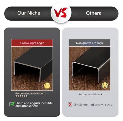 Modern Open Grid Niche Bathroom Embedded Internet Celebrity Toilet Storage TV Seamless Weld Anti-Fingerprint Nano Customizable