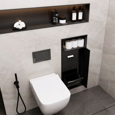 304 Stainless Steel Shower Niche with Nano Anti-Rust Treatment and Seamlessly Welded Design for Modern Bathrooms