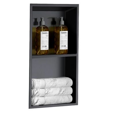 600x300mm 304 Shower Wall Niche Polished Finish Easy Installation With LED